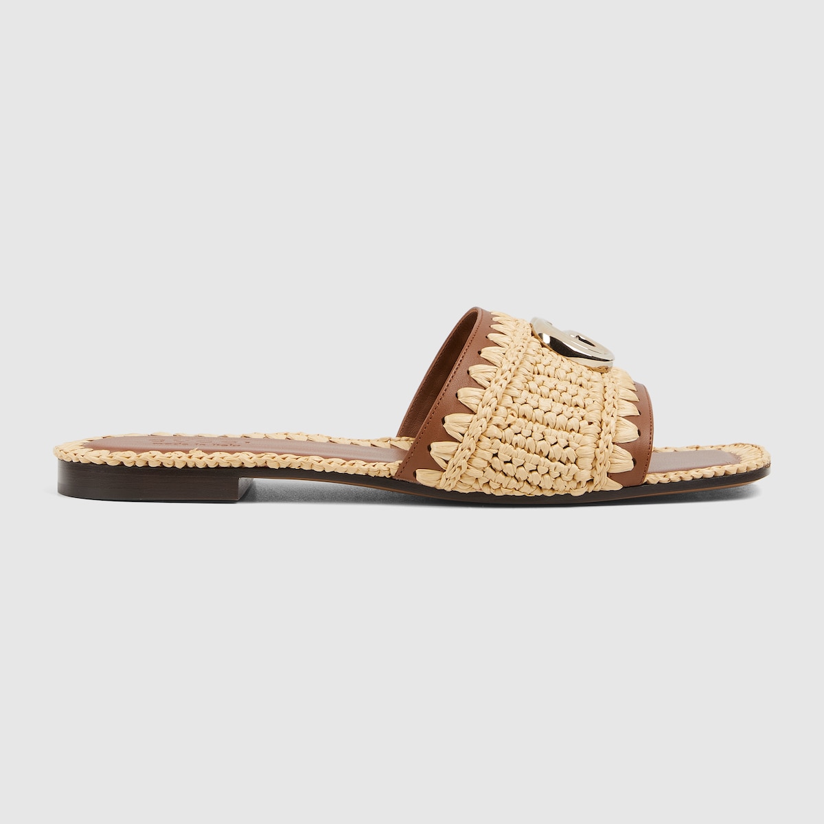 Gucci Women’s slide sandal with Double G - Image 1